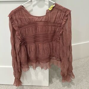 Mauve blouse size M